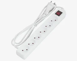 Outlet Daells Bolighus 6 Stikdåse m. Afbryder