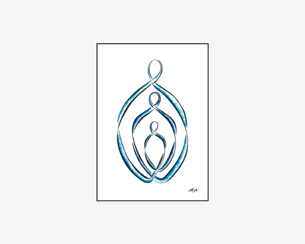 Online Daells Bolighus A5 Kort Familie Malet