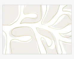 Daells Bolighus Abstract Twig White And Gold A5