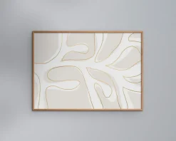 Daells Bolighus Abstract Twig White And Gold A5