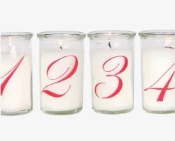 Outlet Daells Bolighus Adventslys Hvid H.10 cm