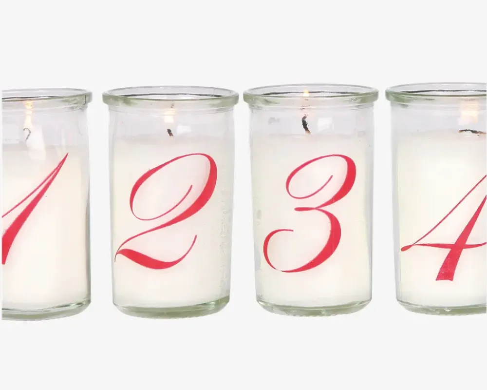 Outlet Daells Bolighus Adventslys Hvid H.10 cm