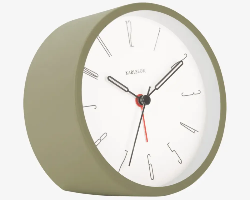 Daells Bolighus Alarm ur Belle Numbers Mos Grøn