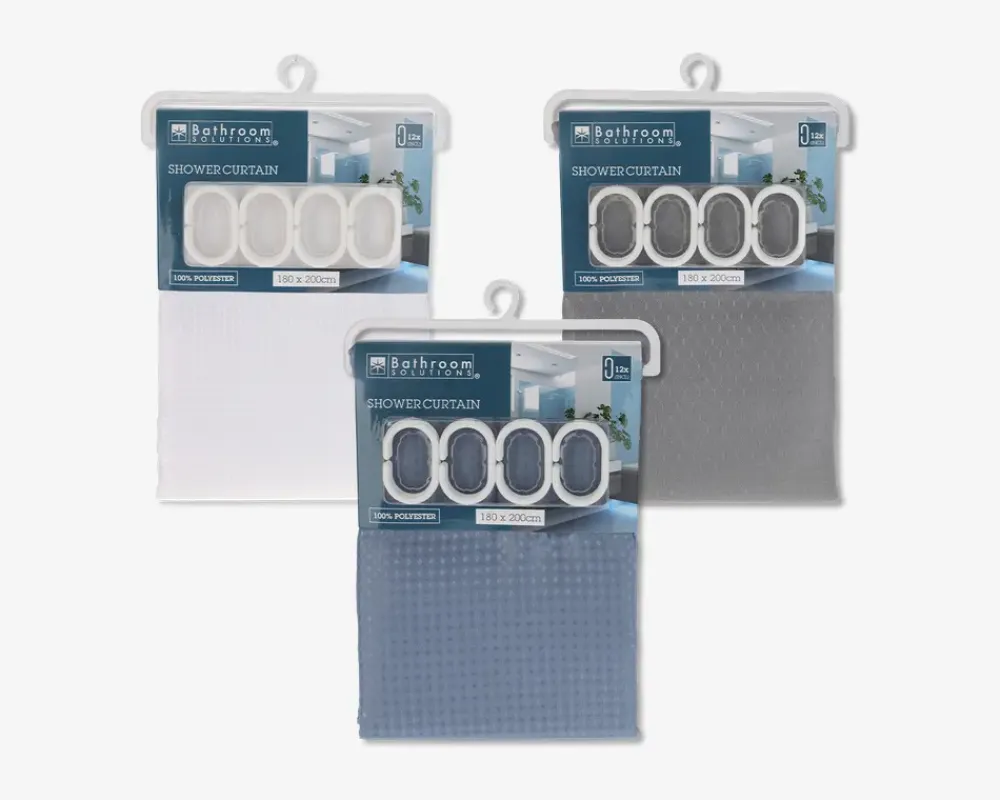 Daells Bolighus Badeforhæng Ass vaffel Design