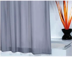 New Daells Bolighus Badeforhæng Madison Grå 180x200 cm