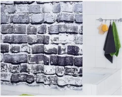 Clearance Daells Bolighus Badeforhæng Wall 180x200 cm