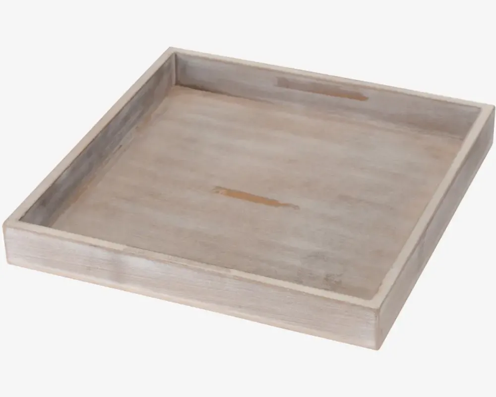 New Daells Bolighus Bakke Grå Træ 25x25 cm