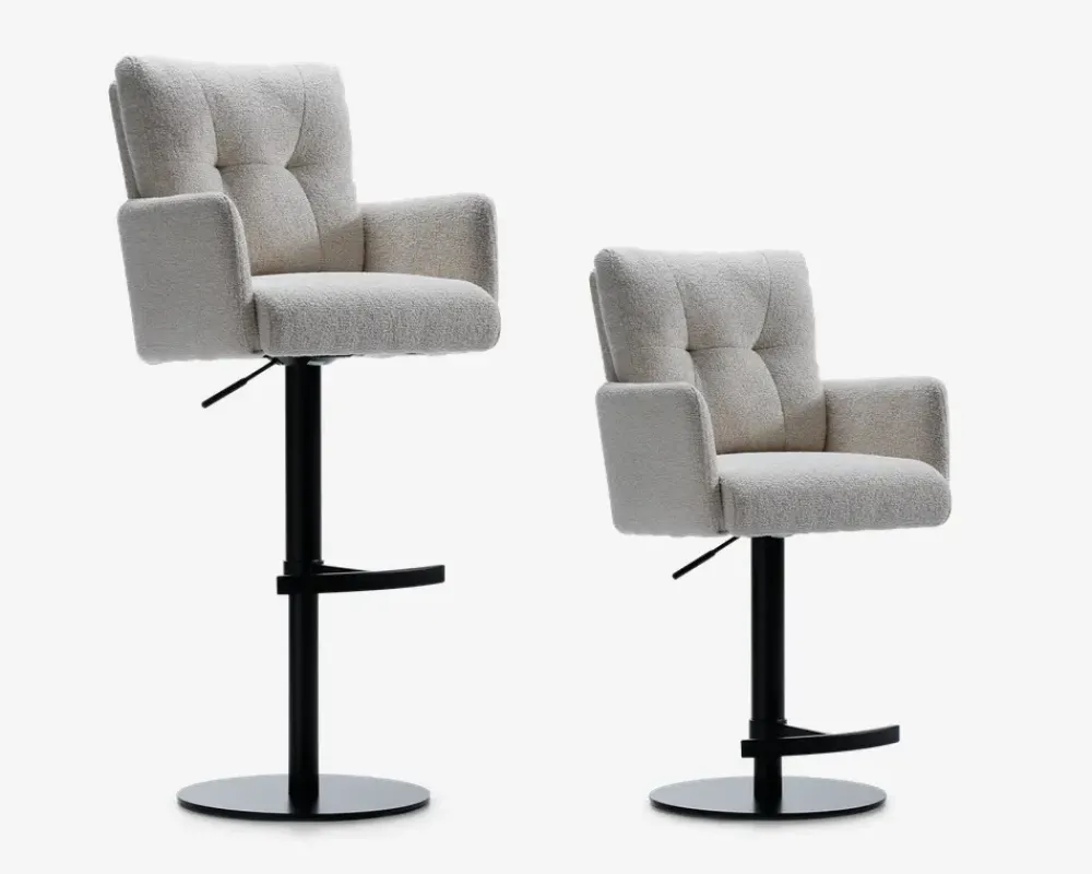 Daells Bolighus Barstol med armlæn og gasløft