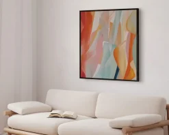 Daells Bolighus Billede Burn Lines 90x90 cm