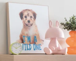 Outlet Daells Bolighus Billede puppy - I am a wild one