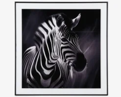 Daells Bolighus Billede zebra i ramme 50x50 cm