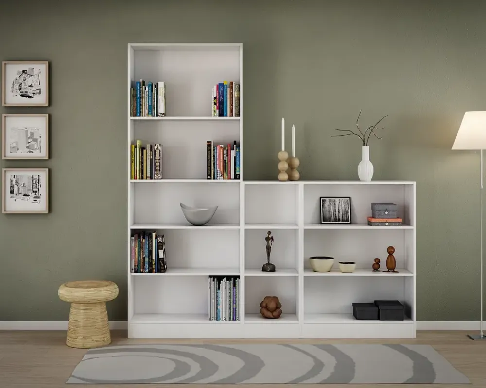 Daells Bolighus Bogreol Basic Hvid