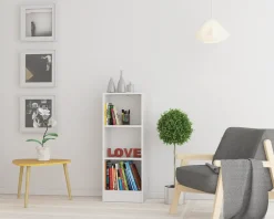 Discount Daells Bolighus Bogreol Basic Hvid