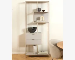 Hot Daells Bolighus Bogreol Seaford grå m/skuffer