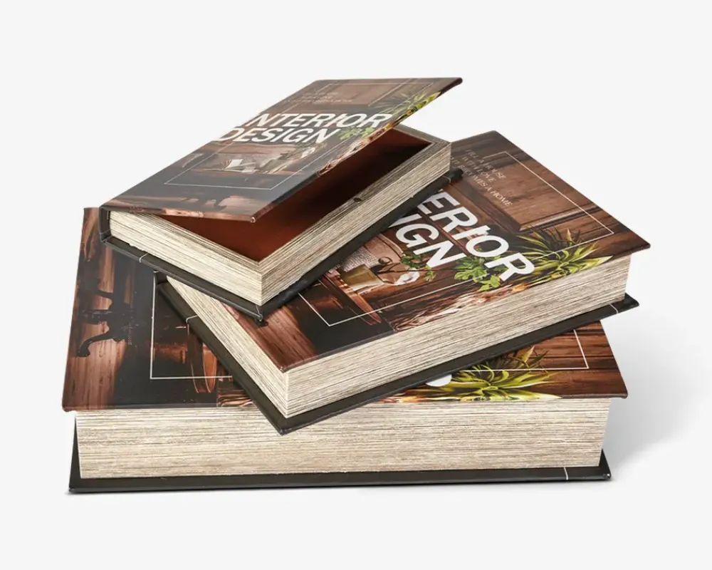 Discount Daells Bolighus Bogæske Stor Brun 33x22x7 cm