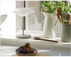 New Daells Bolighus Bordlampe Baroni Move H. 22 cm Grå