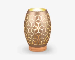 Discount Daells Bolighus Bordlampe Bidar Coffee H.21,5 cm Brun