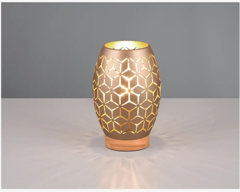 Discount Daells Bolighus Bordlampe Bidar Coffee H.21,5 cm Brun