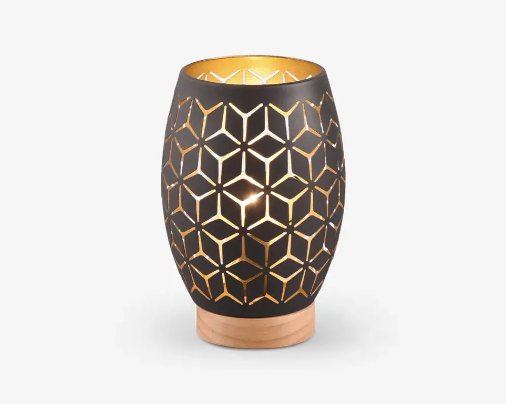 Best Daells Bolighus Bordlampe Bidar H.21,5 cm Sort