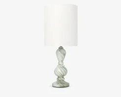 Outlet Daells Bolighus Bordlampe Christine Seagrass H.70 cm Hvid, Grøn