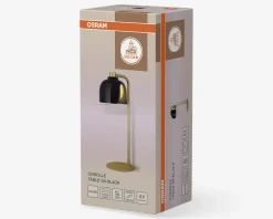 Online Daells Bolighus Bordlampe Corolle sort H.40 cm