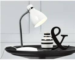 Online Daells Bolighus Bordlampe Cyclone H.33 cm Hvid