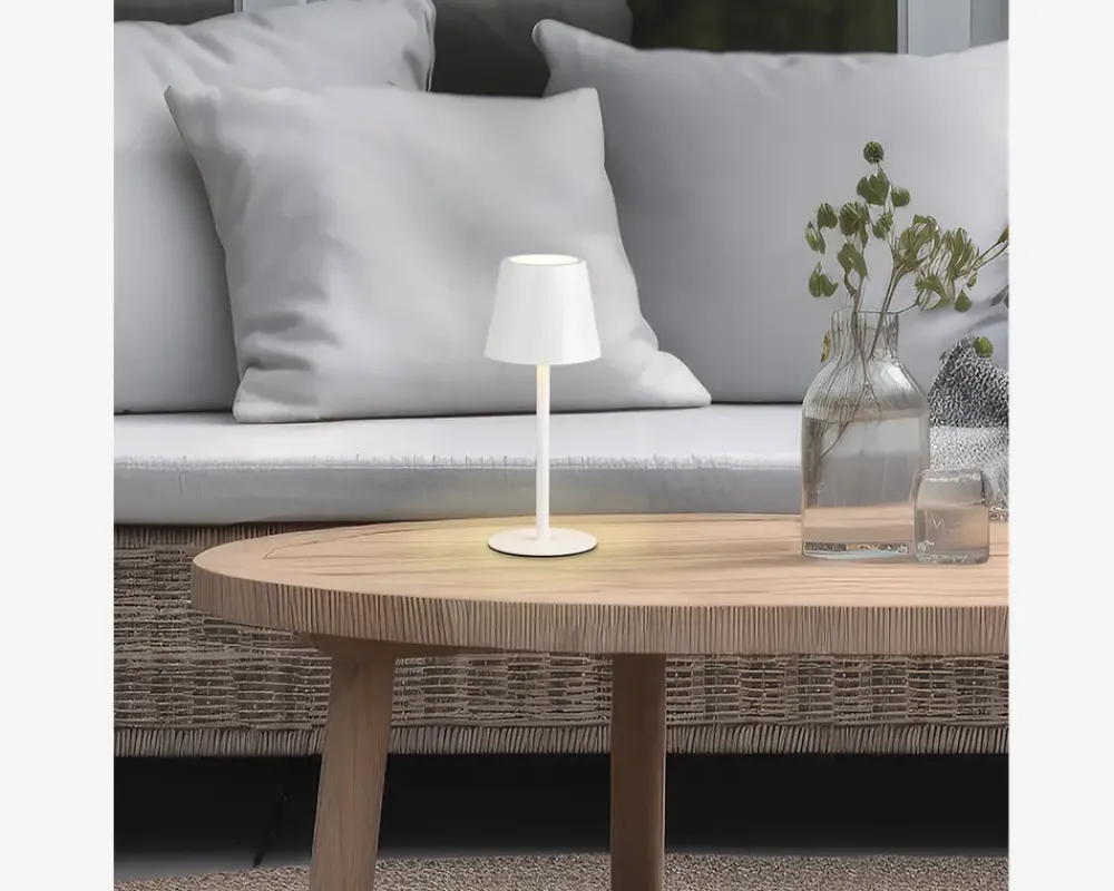 Sale Daells Bolighus Bordlampe Diaz mat H.21 cm Hvid