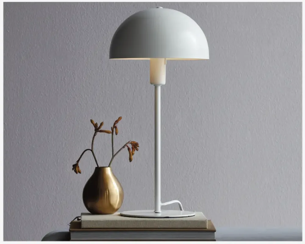 Daells Bolighus Bordlampe Ellen H.40,5 cm Hvid