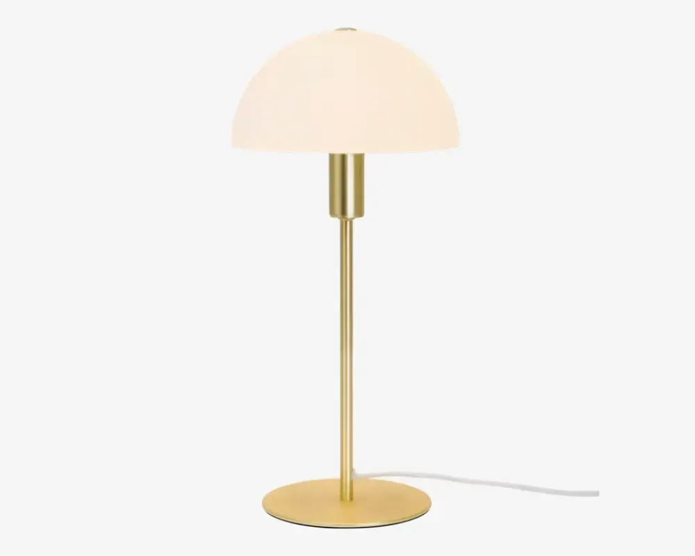 Clearance Daells Bolighus Bordlampe Ellen Opal/ H.41,5 cm Messing