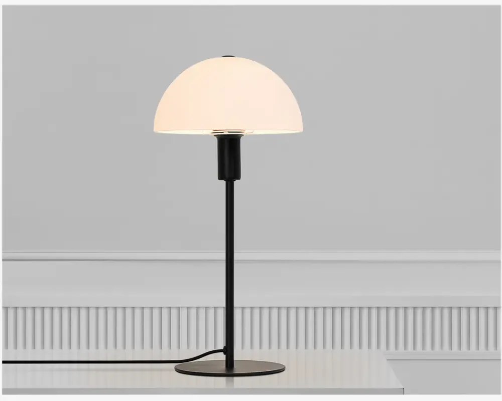 Outlet Daells Bolighus Bordlampe Ellen Opal/ H.41,5 cm Sort