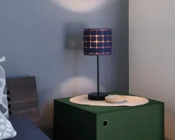 Clearance Daells Bolighus Bordlampe filt vævet grå H.40,5 cm