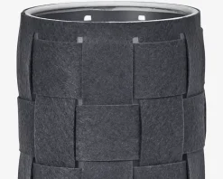 Clearance Daells Bolighus Bordlampe filt vævet grå H.26 cm