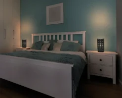 Clearance Daells Bolighus Bordlampe filt vævet grå H.26 cm