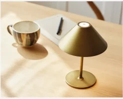 Clearance Daells Bolighus Bordlampe Hygge antik H. 25 cm Messing