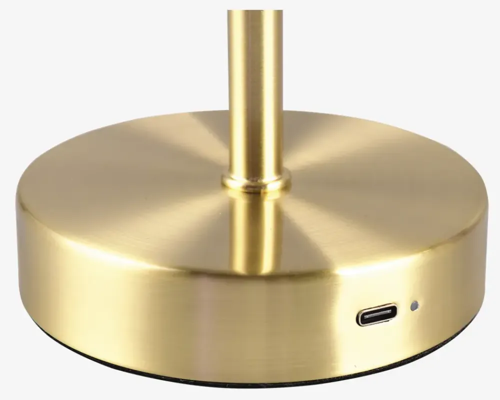 Best Daells Bolighus Bordlampe Jeff mat H.30 cm Messing