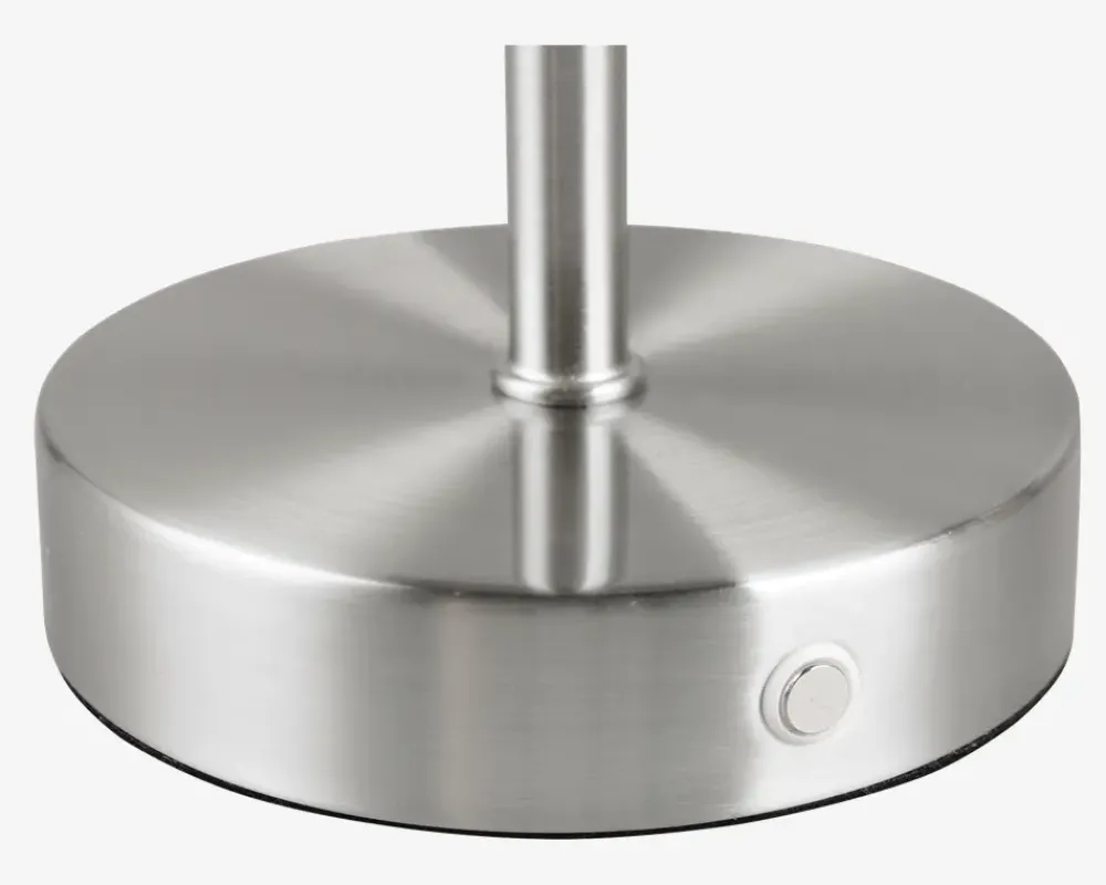 Best Daells Bolighus Bordlampe Jeff nikkel H.30 cm Sølv