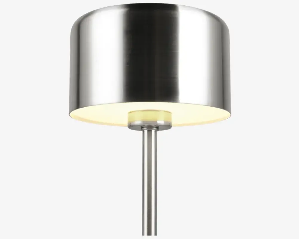 Best Daells Bolighus Bordlampe Jeff nikkel H.30 cm Sølv