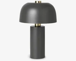 Hot Daells Bolighus Bordlampe Lulu Coal H.37 cm Grå