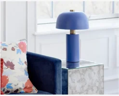 Discount Daells Bolighus Bordlampe Lulu Kobolt H.37 cm Blå