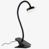 Clearance Daells Bolighus Bordlampe Med Klemme Tulip Sort H.30,5 cm