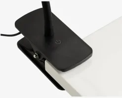 Clearance Daells Bolighus Bordlampe Med Klemme Tulip Sort H.30,5 cm