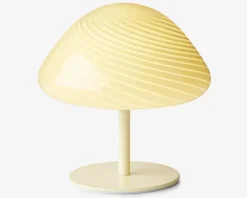 New Daells Bolighus Bordlampe Mini Mus H.17 cm Creme