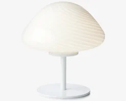 Clearance Daells Bolighus Bordlampe Mini Mus opal H.17 cm Beige