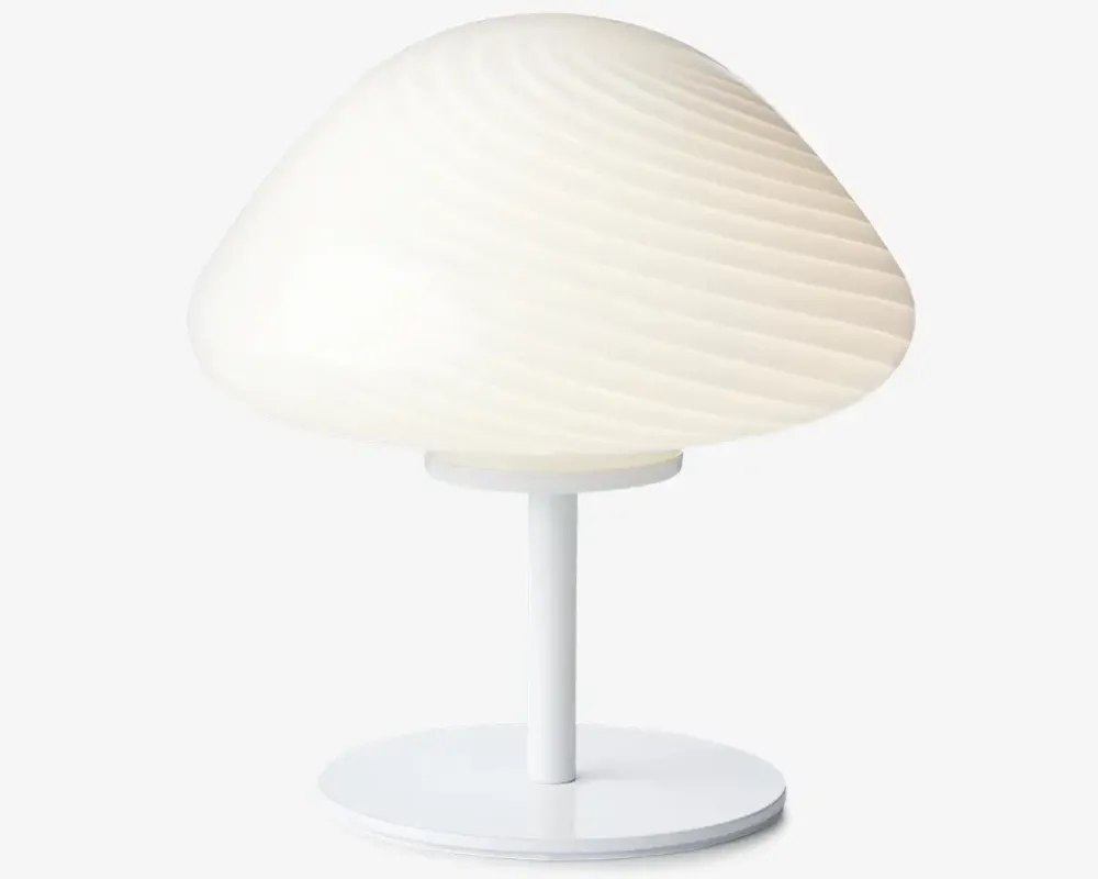 Clearance Daells Bolighus Bordlampe Mini Mus opal H.17 cm Beige