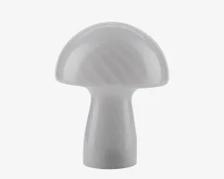 Sale Daells Bolighus Bordlampe Mushroom Hvid H.23 cm