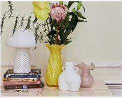 Sale Daells Bolighus Bordlampe Mushroom Hvid H.23 cm