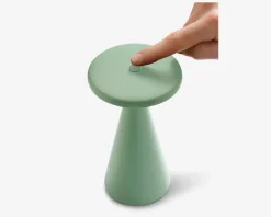 Sale Daells Bolighus Bordlampe Nyhavn støvet H.21,5 cm Grøn