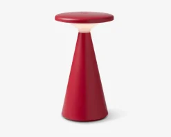 New Daells Bolighus Bordlampe Nyhavn vin H.21,5 cm Rød