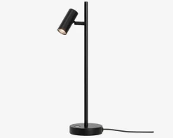 Clearance Daells Bolighus Bordlampe Omari Sort H.40 cm Hvid