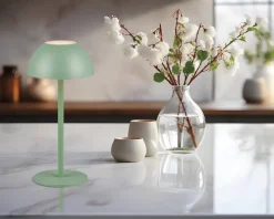 Sale Daells Bolighus Bordlampe Ricardo pistacie H.30 cm Grøn